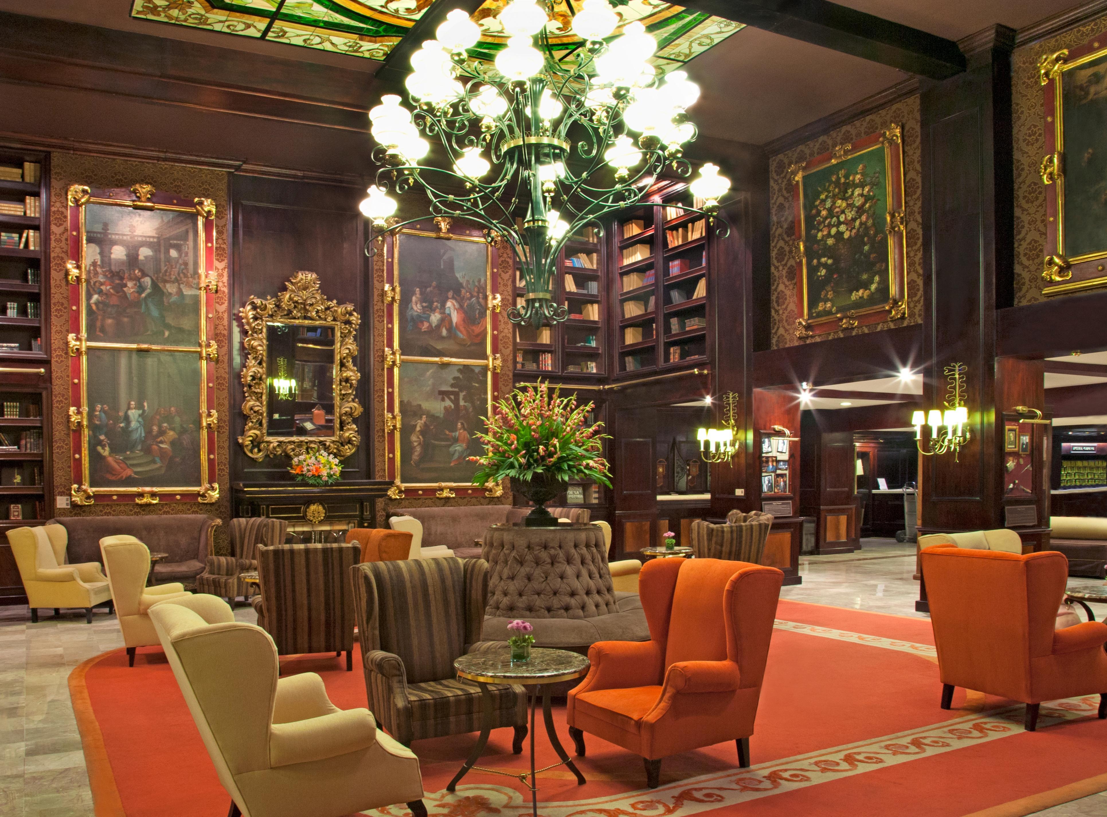 Hotel Geneve Cd De Mexico Bagian luar foto The lobby of the Hotel Carlton